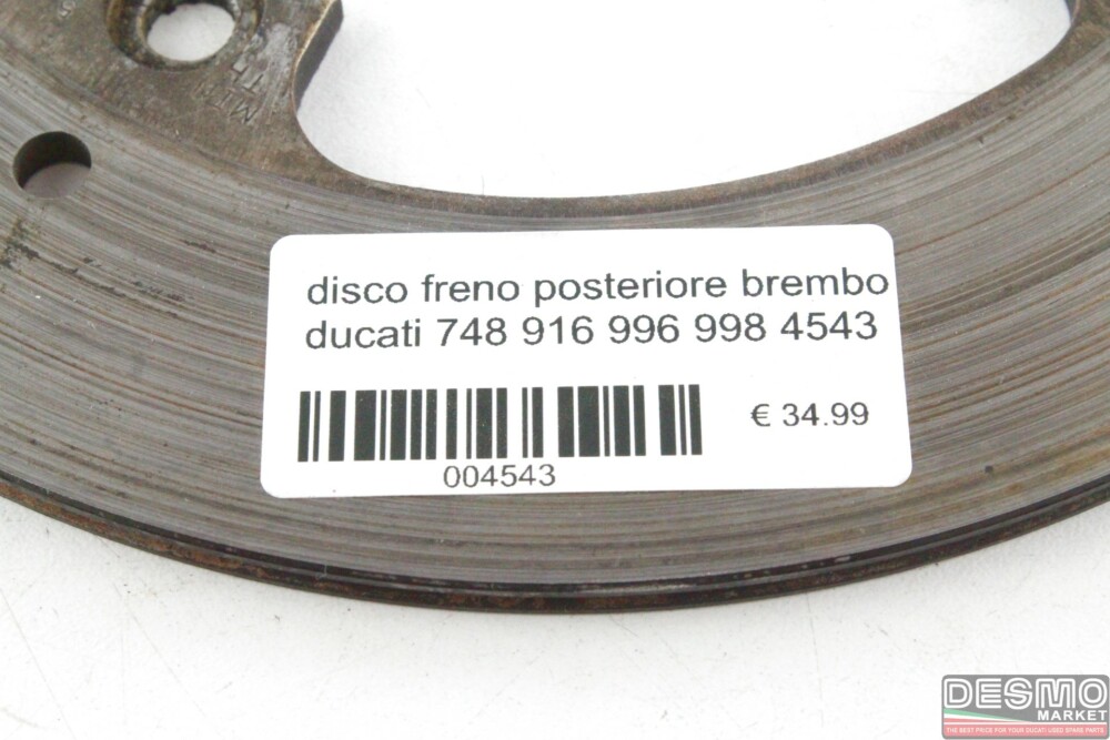 disco freno posteriore brembo ducati 748 916 996 998 4543