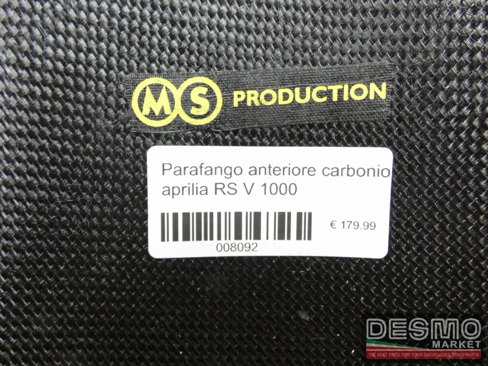 Parafango anteriore carbonio aprilia RS V 1000