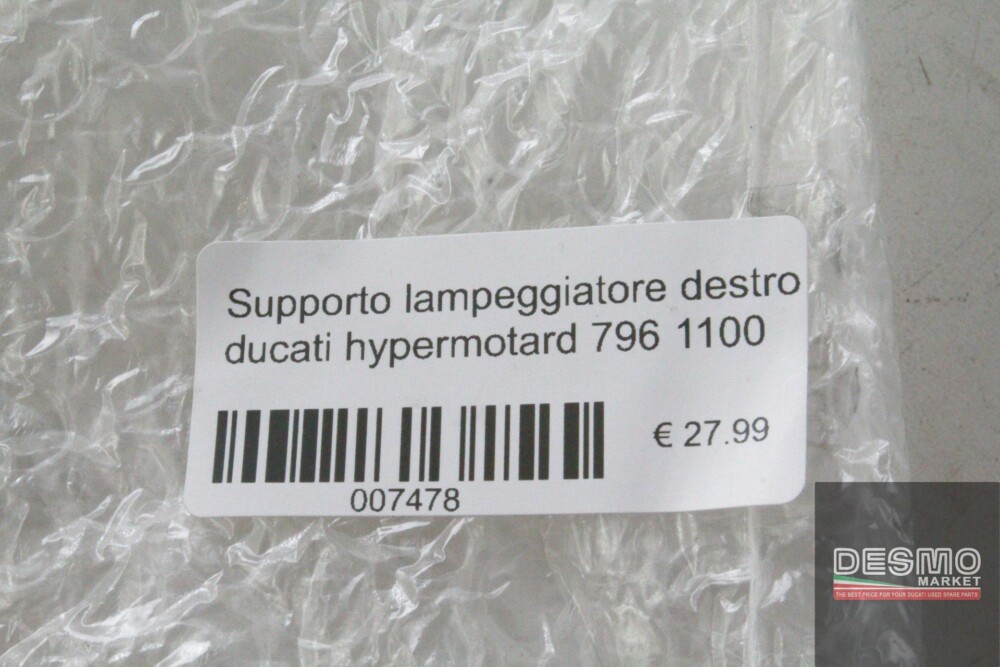 Supporto lampeggiatore destro ducati hypermotard 796 1100