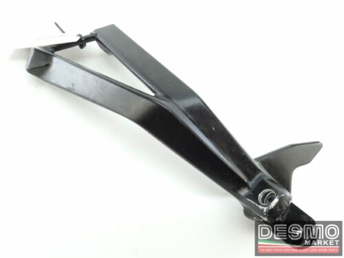 Piastra pedana passeggero sinistra nera ducati 848 1098 1198