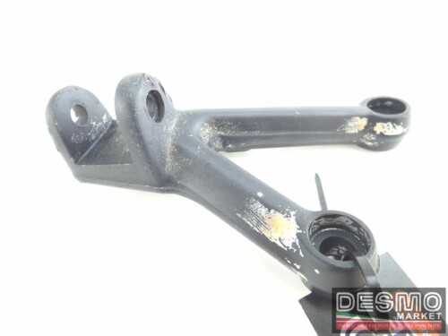 Piastra supporto pedana anteriore destra nera ducati 749 999