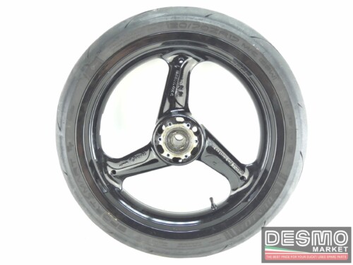 Cerchio anteriore nero tre razze ducati 748 916 996 998