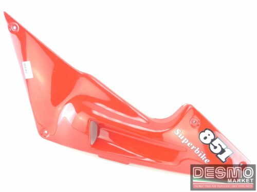 Carena sella biposto fianchetto sinistro rosso ducati 851