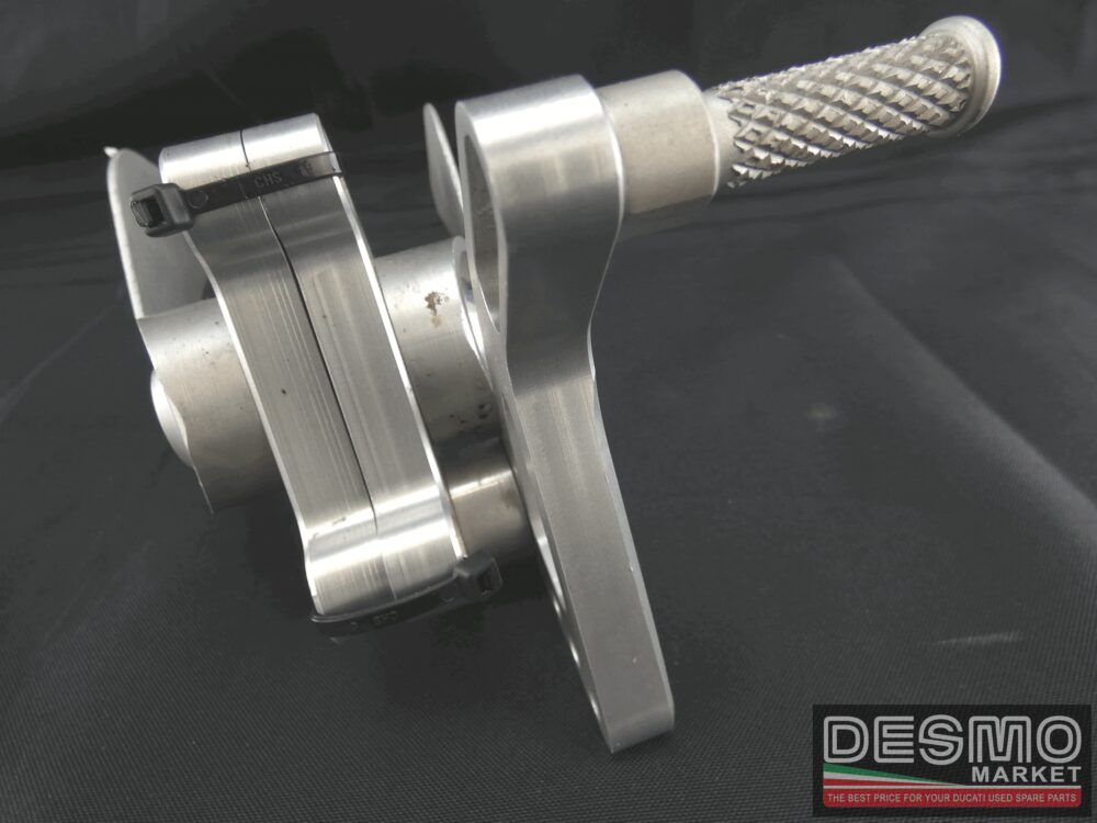 Silver CNC footpeg ducati 748 916 996 998 - Image 2