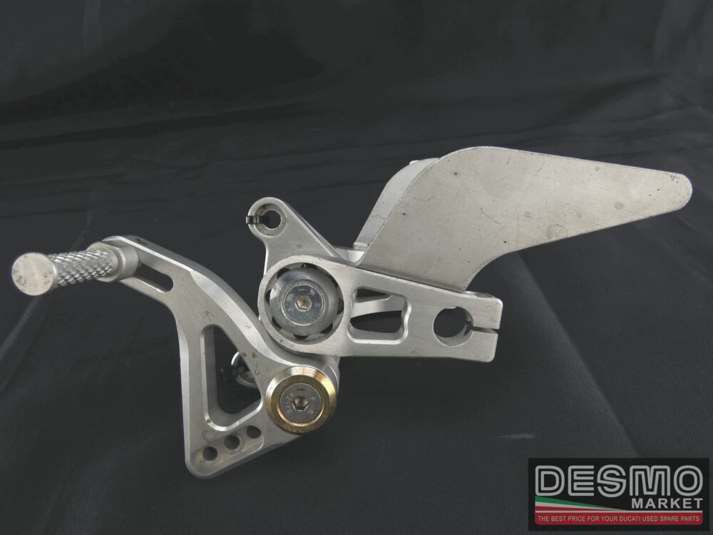 Silver CNC footpeg ducati 748 916 996 998 - Image 3