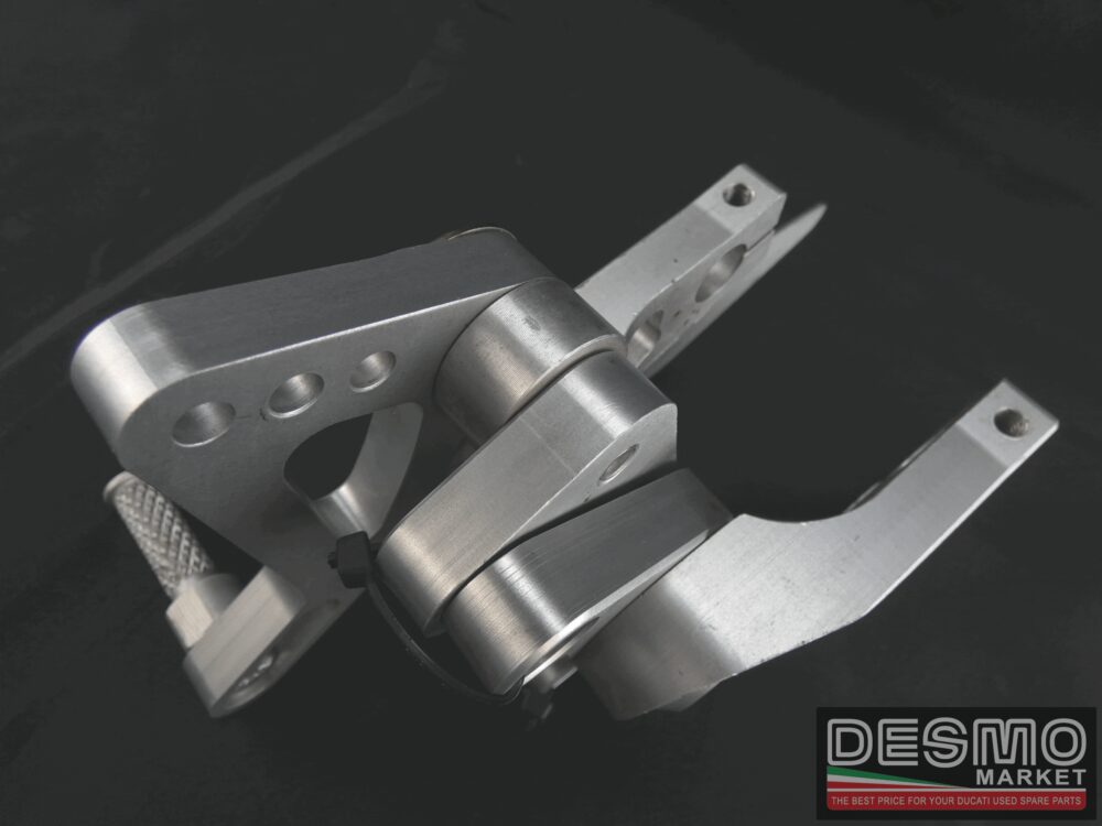 Silver CNC footpeg ducati 748 916 996 998 - Image 4