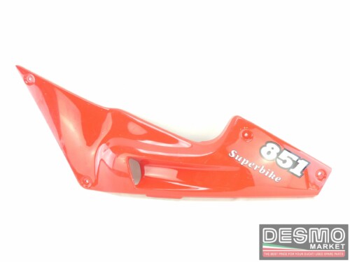 Fianchetto carena laterale sella sinistro rosso Ducati 851