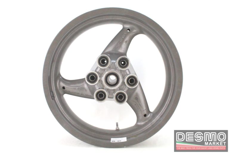 Cerchio posteriore grigio 3 razze 17 x 4 50 Ducati monster SS 600 620 695