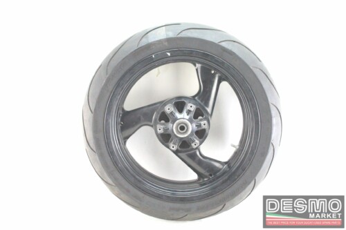 Cerchio ruota posteriore 3 razze nero 17 x 5.5 Ducati Monster SS 900