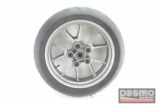 Cerchio ruota posteriore grigio 10 razze 17 x 5.5 Ducati 749 999