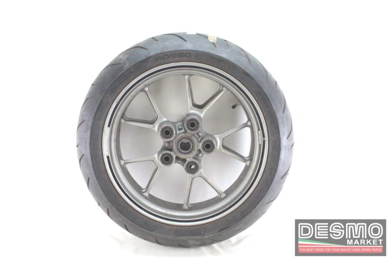 Cerchio ruota posteriore grigio 10 razze 17 x 5.5 Ducati 749 999