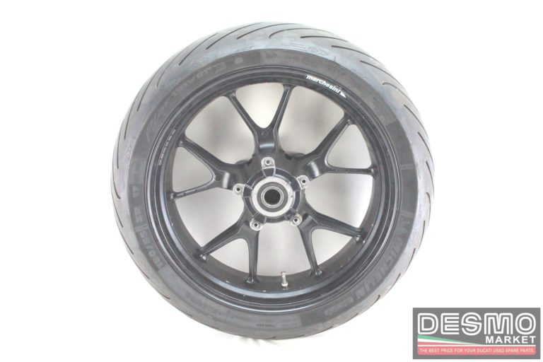 Cerchio ruota posteriore nero 10 razze 17 x 5.5 Ducati 749 999