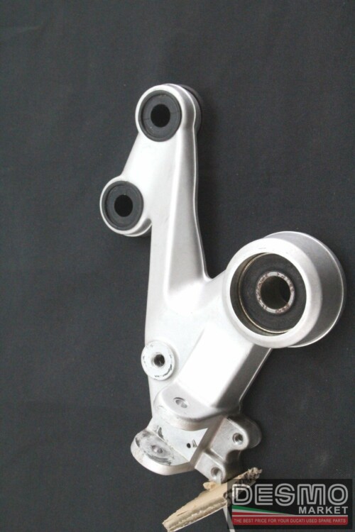 Piastra supporto pedana sinistra grigia pilota Ducati Monster s2r s4r