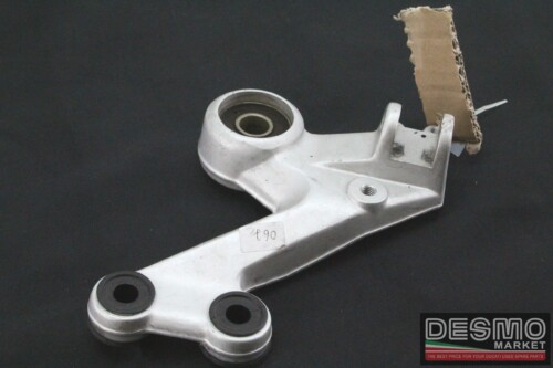 Piastra supporto pedana sinistra grigia pilota Ducati Monster s2r s4r