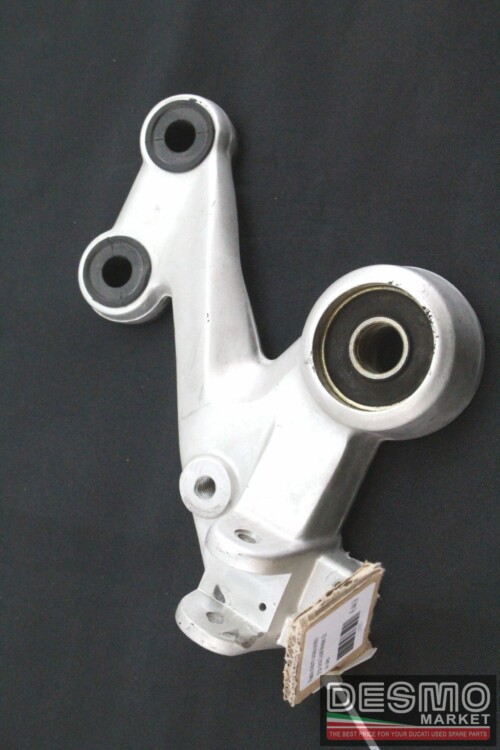 Piastra supporto pedana sinistra grigia pilota Ducati Monster s2r s4r