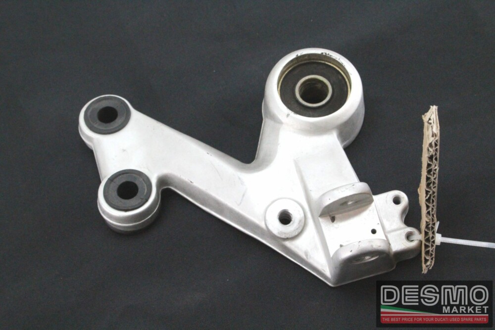 Piastra supporto pedana sinistra grigia pilota Ducati Monster s2r s4r