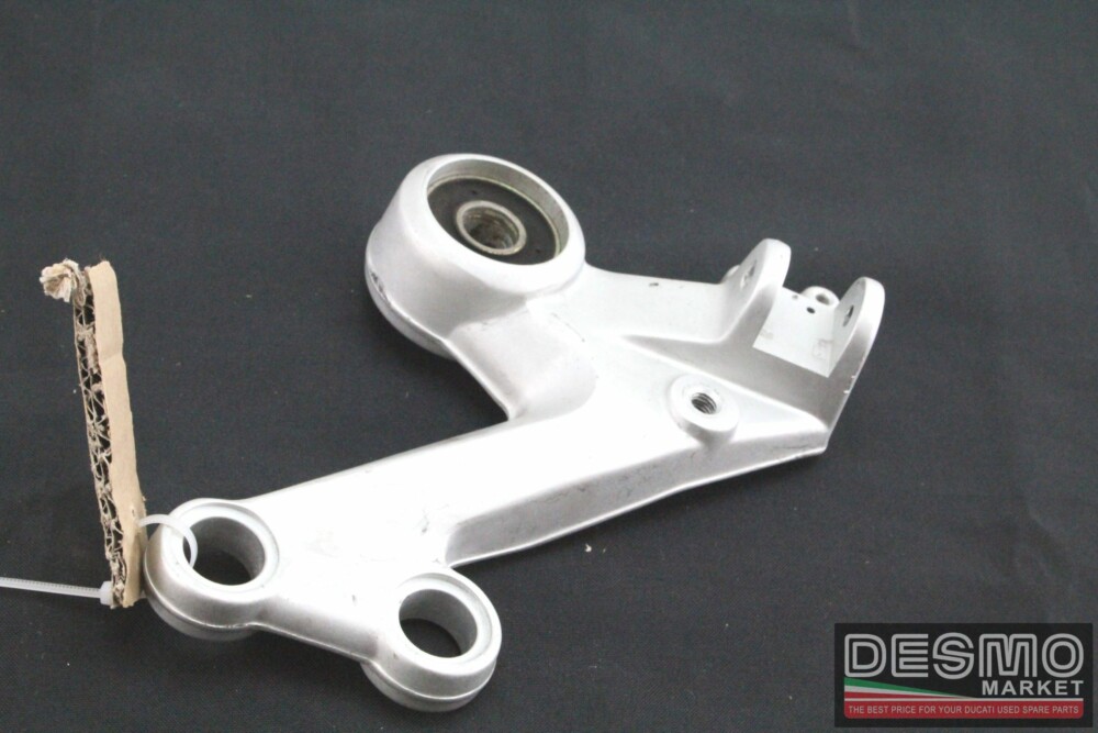 Piastra supporto pedana sinistra grigia pilota Ducati Monster s2r s4r