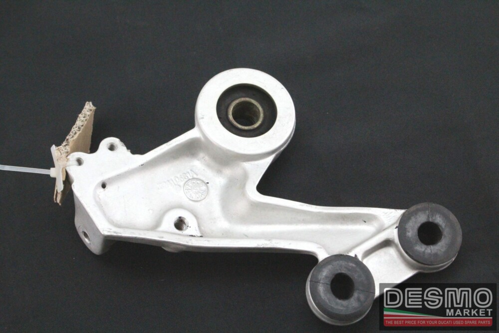 Piastra supporto pedana sinistra grigia pilota Ducati Monster s2r s4r