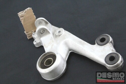 Piastra supporto pedana sinistra nera pilota Ducati Monster s2r s4r