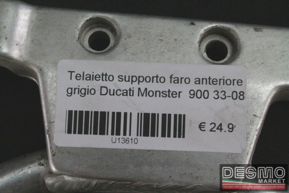 Telaietto supporto faro anteriore grigio Ducati Monster  900