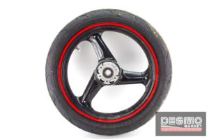 cerchio ruota anteriore 3 razze nera ducati 748 916 monster 620 695