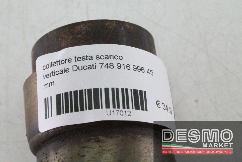 Collettore testa scarico verticale Ducati 748 916 996 45 mm