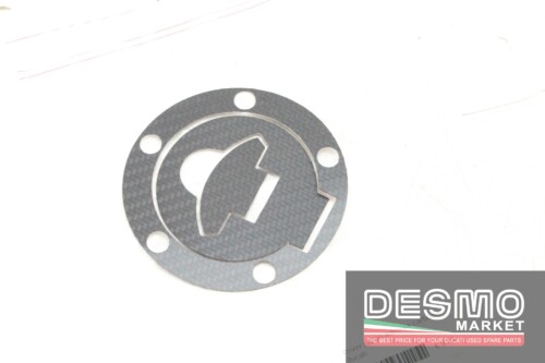 Cover tappo adesiva carbonio Ducati