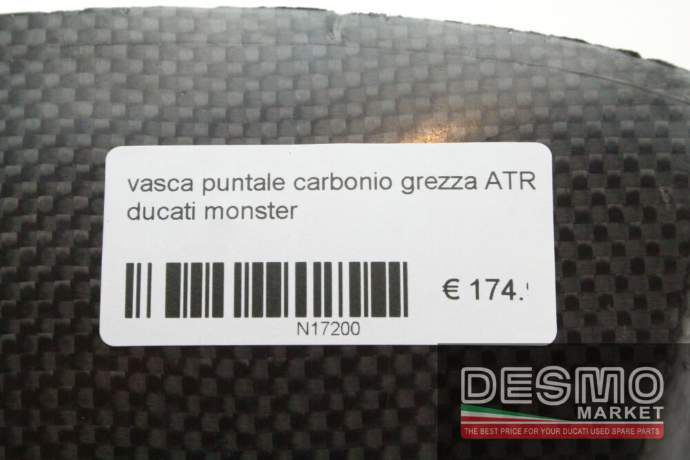 Vasca puntale carbonio grezza ATR Ducati Monster