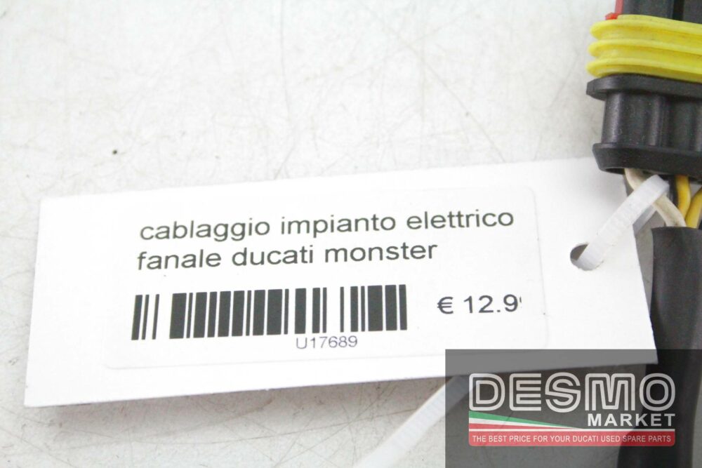 cablaggio impianto elettrico fanale ducati monster