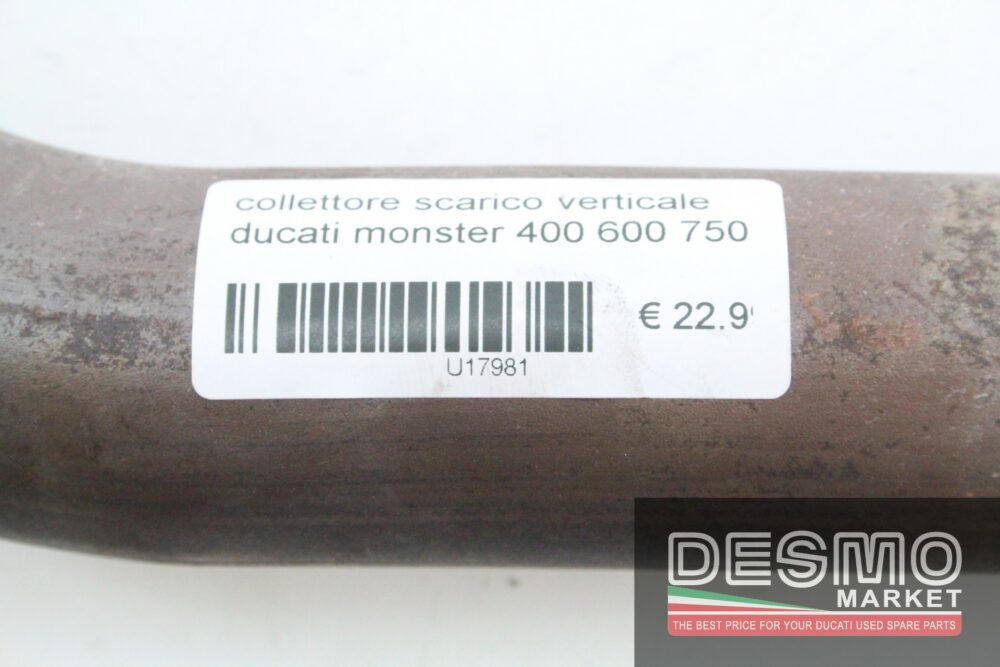 Collettore scarico verticale Ducati Monster 400 600 750