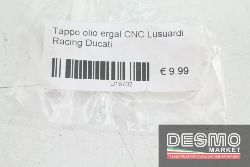 Tappo olio ergal CNC Lusuardi Racing Ducati