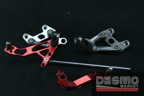 Pedane pilota ergal CNC Ducati 748 916 996 998