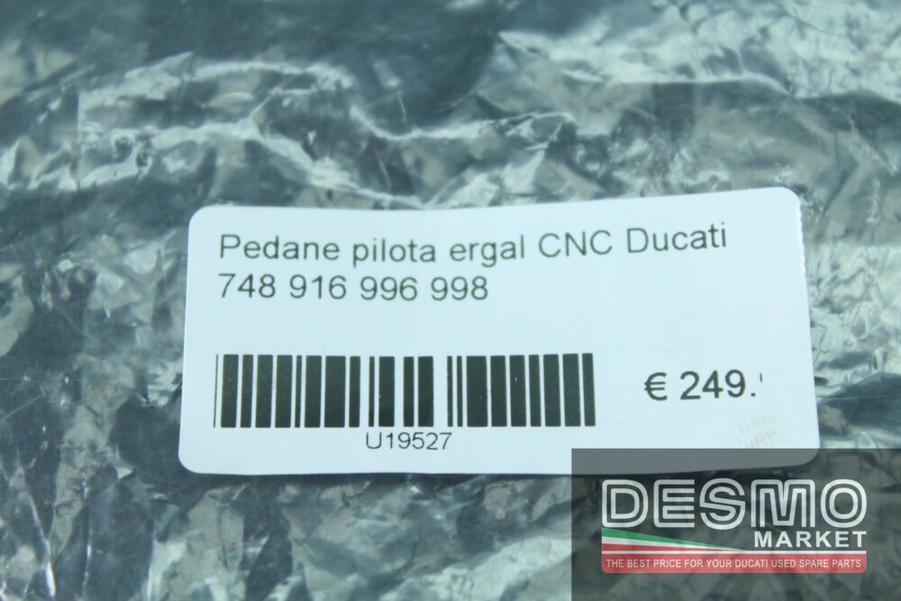 Pedane pilota ergal CNC Ducati 748 916 996 998
