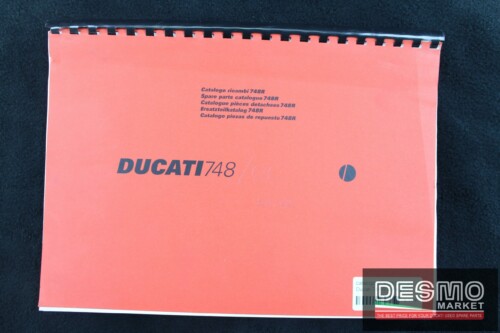 catalogo ricambi ufficiale Ducati 748 R anno 2000