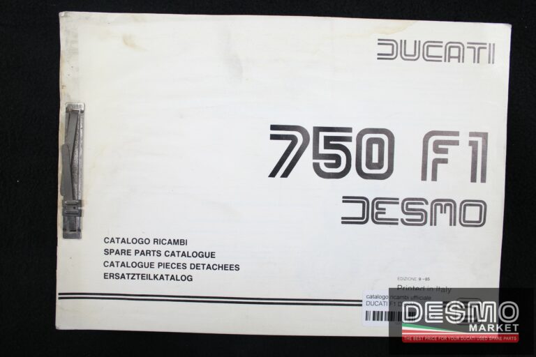 catalogo ricambi ufficiale DUCATI F1 DESMO