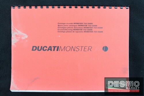 catalogo ricambi ufficiale Ducati MONSTER 750 DARK I.E. anno 2000