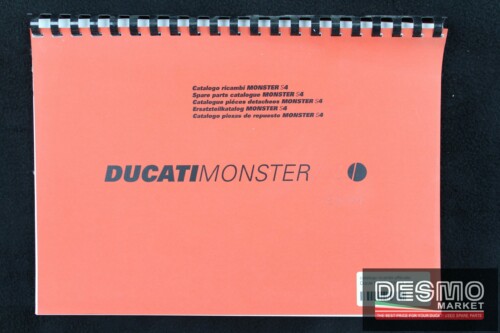 catalogo ricambi ufficiale Ducati MONSTER S4 anno 2002