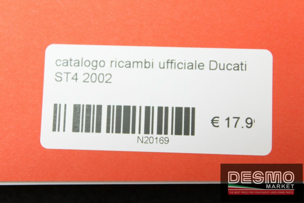 catalogo ricambi ufficiale Ducati ST4 2002