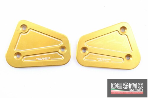 Cover coperchi pompe freno frizione CNC racing ergal oro Ducati MTS