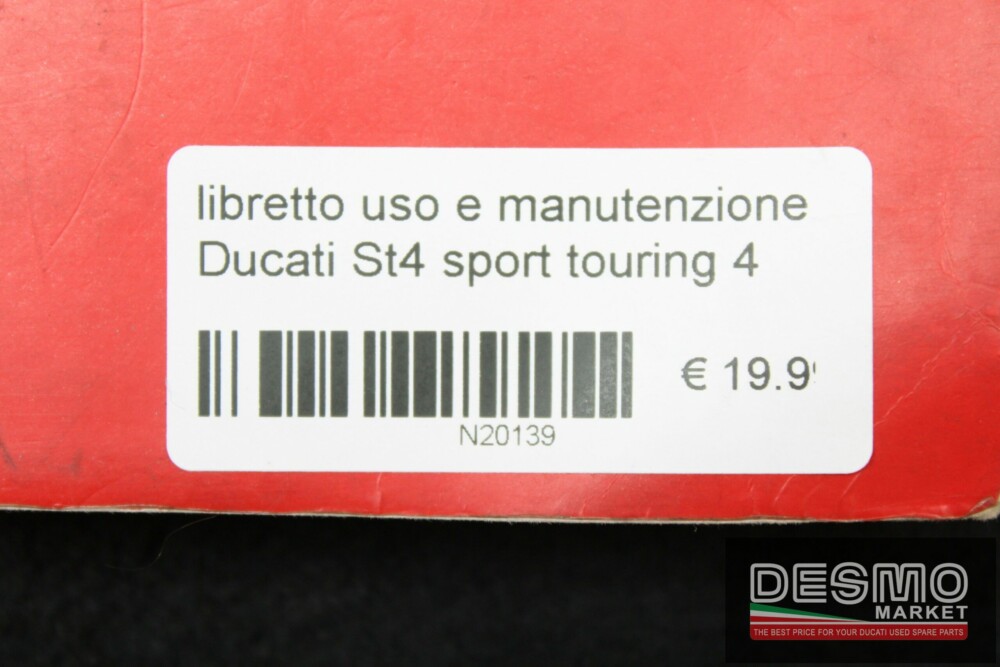 libretto uso e manutenzione Ducati St4 sport touring 4