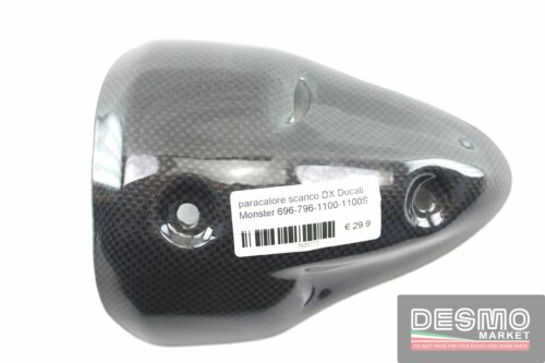 paracalore scarico DX Ducati Monster 696-796-1100-1100S