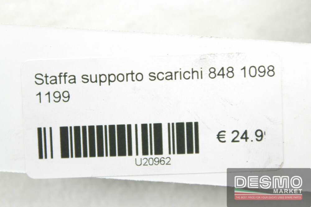 Staffa supporto scarichi Ducati 848 1098 1198