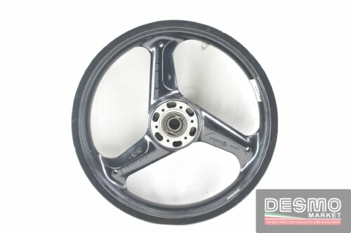 Cerchio anteriore nero tre razze Ducati 748 916 996 998