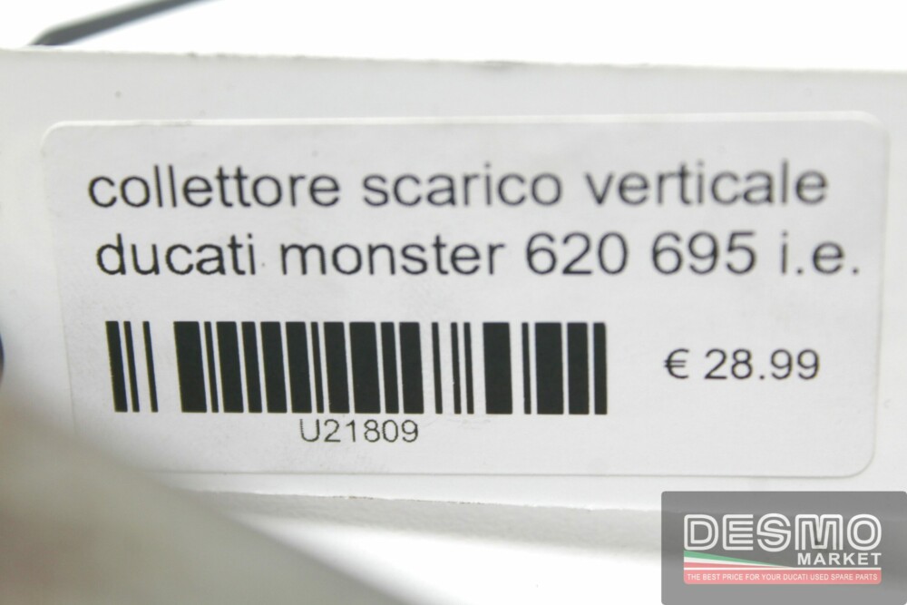 Collettore scarico verticale ducati monster 620 695 i.e.