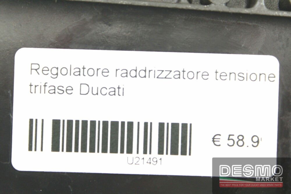 Regolatore raddrizzatore tensione trifase Ducati