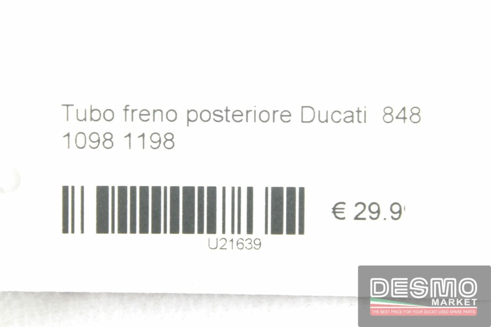 Tubo freno posteriore Ducati  848 1098 1198