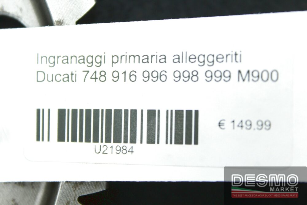 Ingranaggi primaria alleggeriti Ducati 748 916 996 998 999 M900