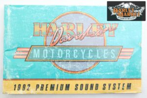 Manuale Harley Davidson Motorcycles 1992 premium sound system