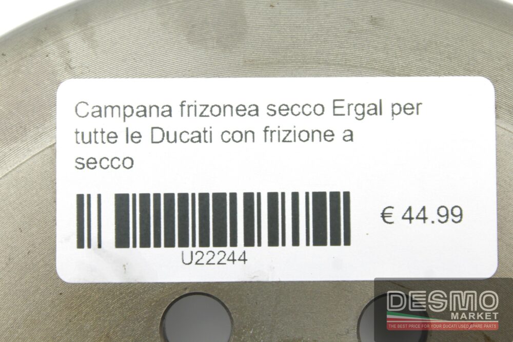 Campana frizione a secco Ergal tutte le Ducati con frizione a secco