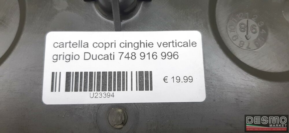 Cartella copri cinghie verticale grigio Ducati 748 916 996